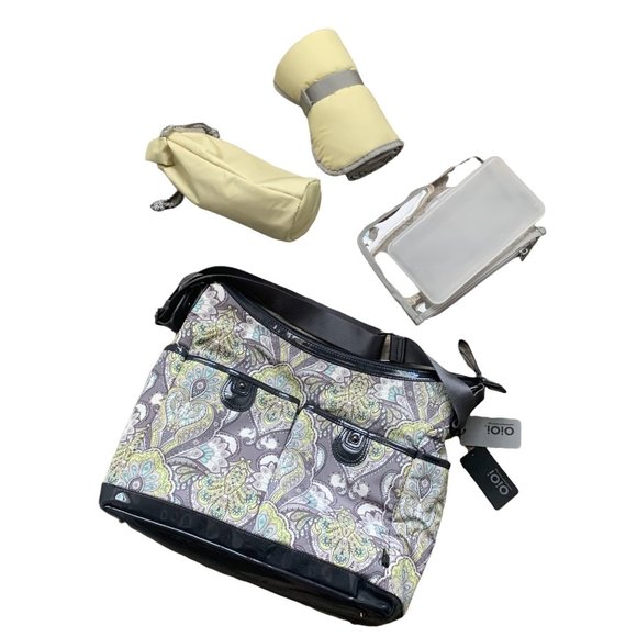 OiOi Australia Baroque Paisley Hobo Nappy Diaper Bag